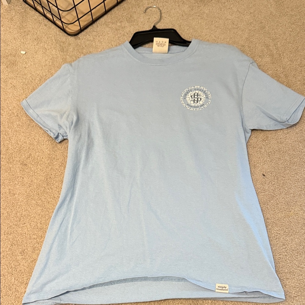 Simply Southern Sky Blue Short Sleeve Tee